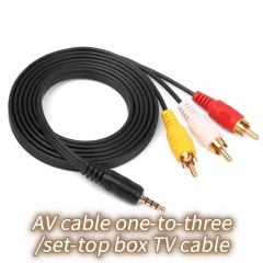 AV cable one-to-three