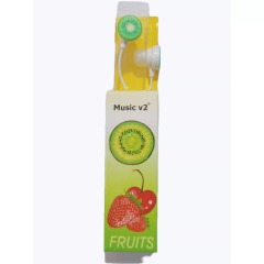 auriculares de frutas
