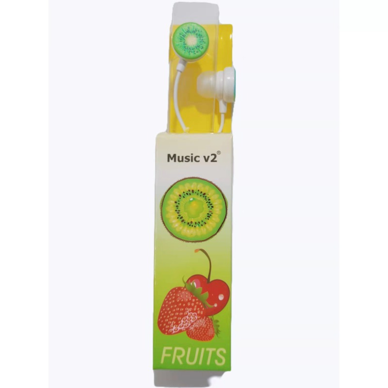 auriculares de frutas