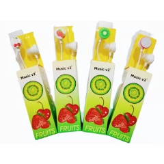 auriculares de frutas