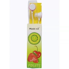 auriculares de frutas
