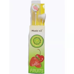 auriculares de frutas