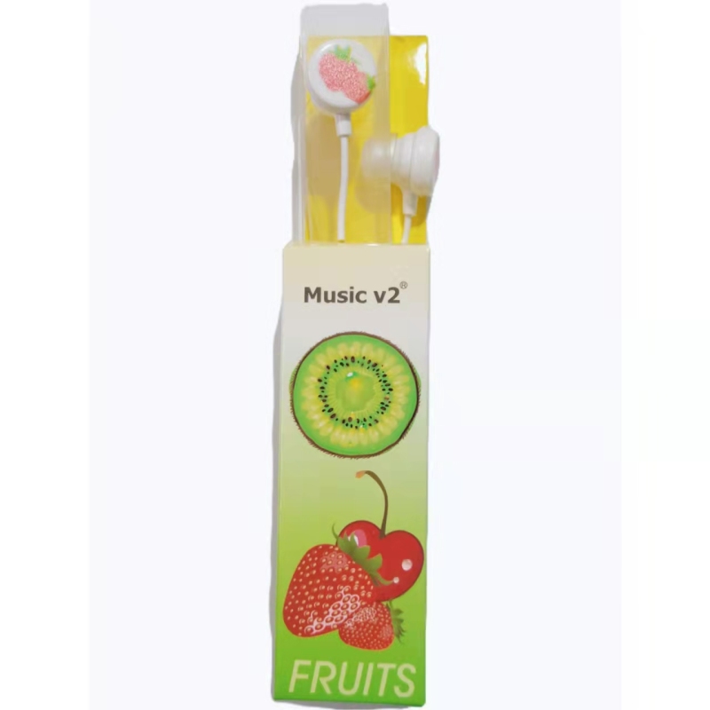 auriculares de frutas