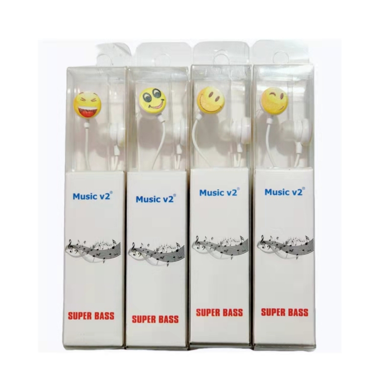 auriculares con emojis