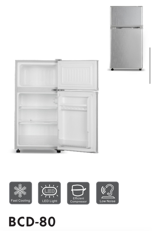 Double door refrigerator BDC-80