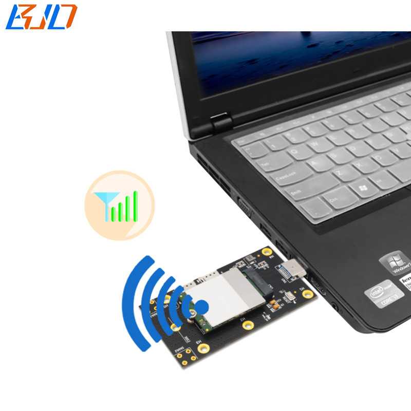 NGFF M.2 M2 Key-B to USB 3.0 Wireless Module Adapter Card With 2 Nano SIM Slot For 5G 4G GSM LTE Modem