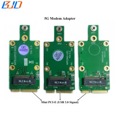 Mini PCI-E Interface USB 3.0 Signal to M.2 NGFF Key B Slot Wireless Adapter for 3042 3052 Type 5G 4G 3G LTE Modem Module