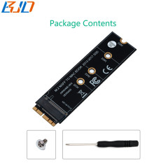 12+16Pin to M.2 NGFF M-Key AHCI NVME SSD Converter Adapter Card for 2013-2017 Apple Macbook Air A1465 A1466 Pro A1398 A1502 A1419