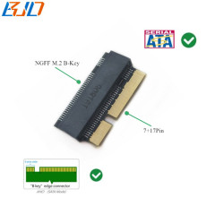 7+17Pin NGFF M.2 B-Key SATA Protocol SSD Adapter Converter Card for 2012 2013 Macbook A1425 A1398 MC975 MC976 MD212 MD213 ME662 ME664 ME665