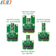 Mini PCI-E MPCIe 52PIN to M.2 NGFF Key B Wireless Adapter Card for GSM GPS GPRS 3G 4G LTE Modem