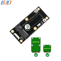 MSATA SSD Adapter to NGFF M.2 M2 Key B+M Key-M Key-B Interface Expansion Riser Card with 20CM FPC Cable