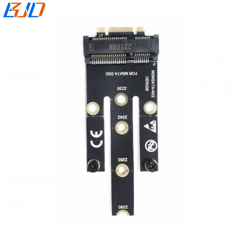 M.2 NGFF B+M Key Interface to mSATA Mini SATA SSD Converter Adapter Card For 2242 2260 2280 MSATA SSD