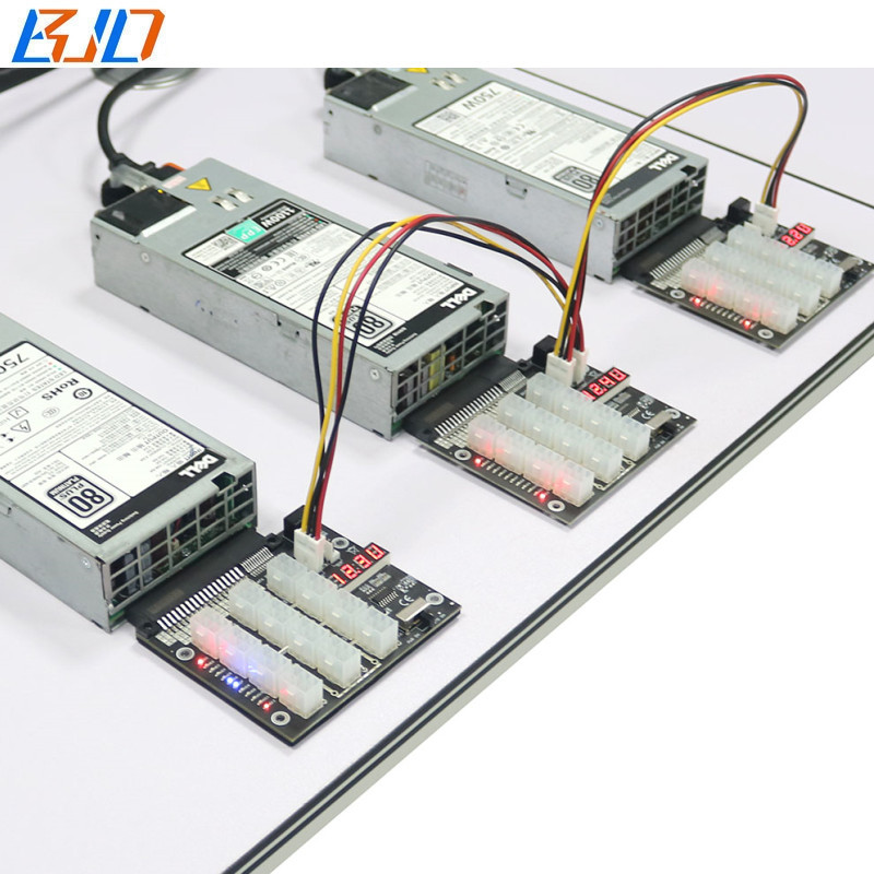 12 Ports ATX 6Pin 6PIN Connector Server Power Supply Breakout Board