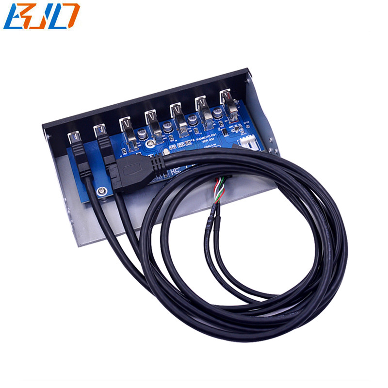 2 * USB 3.0 & 4 x USB 2.0+BC 1.2 Fast Quick Changer Connector 5.25 inch Desktop Optical Drive USB Front Panel