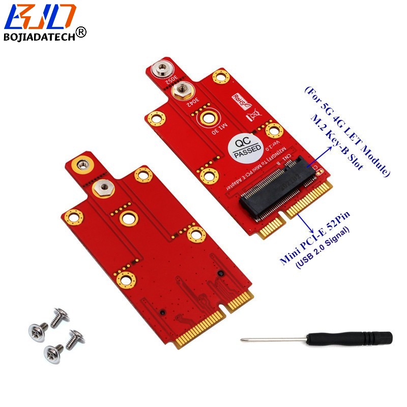 Mini Pci E Usb2 0 Signal To M 2 Ngff Key B Slot Wireless Module Adapter For 3042 3052 Type 5g 4g