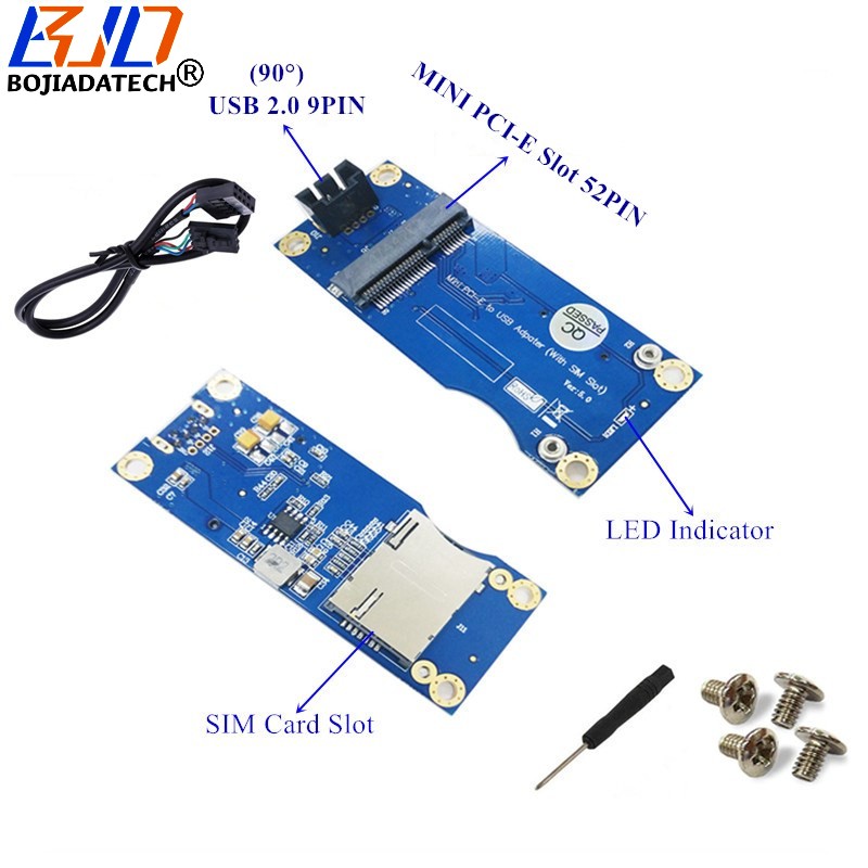 Mini Pci E Mpcie Pin To Usb Pin Pin Degree Wireless Module