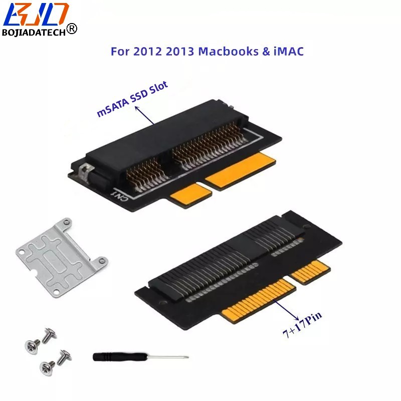 7+17Pin MSATA SSD Converter Adapter Card for 2012 2013 Macbook Air A1398 A1425 MC975 MC976 ME664 ME665 ME662 iMAC A1418 A1419