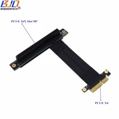 PCI Express PCI-E 3.0 16X Slot to PCIe 4X Adapter Riser Card Extension Cable 90 Degree 20CM