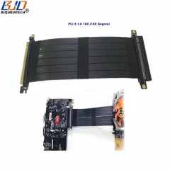 PCI-E 3.0 16X to PCIe X16 GPU Extender Riser Extension Cable 180 Degree 20CM