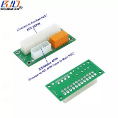 Dual PSU Power Supply Sync Adapter Add2psu ATX 24Pin To 4Pin Molex Synchronous Connector Power Breakout Board