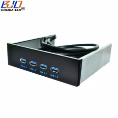 4 * USB 3.0 USB3 Hub Adapter 5.25&quot; Desktop CD Drive USB Front Panel For PC Computer