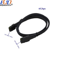 Mini SAS SFF-8087 TO SFF8087 36Pin Male Data Extension Cable 6Gbps 1M for Server Controller Storage Device