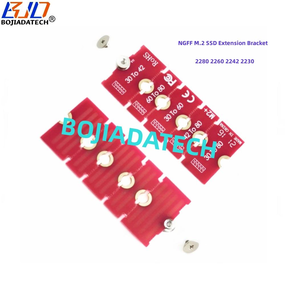M.2 NGFF NVME SSD Extension Adapter Bracket 2230 To 2242 2260 2280 M2