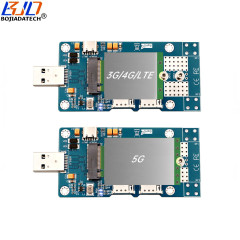 NGFF M.2 B-Key Slot to USB 3.0 Wireless Adapter Card with 2 NANO SIM Slot For 5G 4G 3G GSM Modem Module