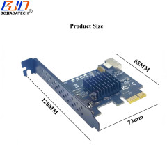 Mini SAS SFF-8087 Connector to PCI Express PCI-E 1X Adapter Controller Card For Storage Devices and Server