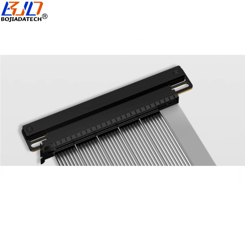 PCI-E 4.0 16X to PCIe X16 Riser Extension Cable Dual Reverse Graphics Video Card GPU Extender 185MM 200MM 250MM 300MM