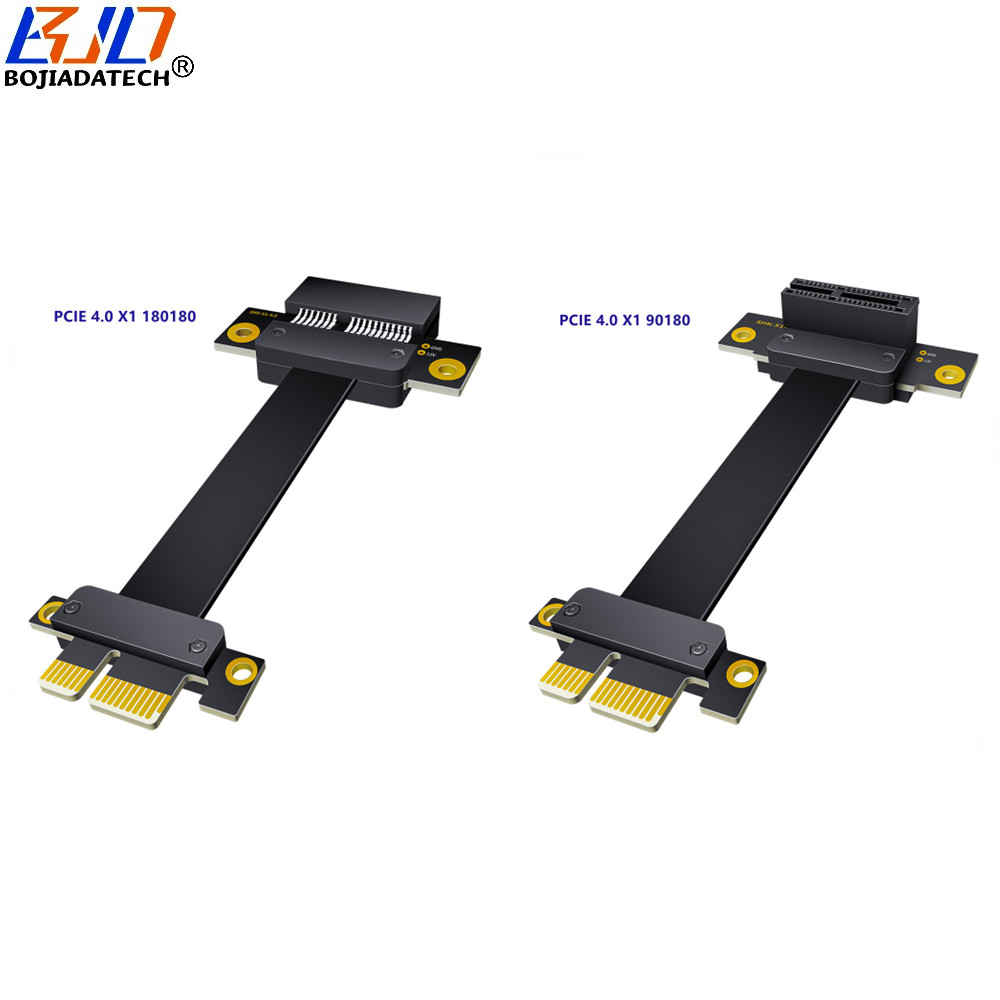 PCI Express 4.0 1X Slot to PCI-E X1 Adapter Card Riser Flexible Extension Cable 20CM