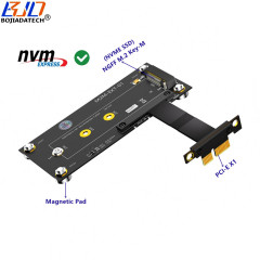 PCI Express PCI-E 3.0 1X to NGFF M.2 Key-M Slot NVME SSD Converter Adapter Card With High Speed Extension Cable