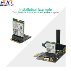 M.2 NGFF E-key Slot to Key-E Adapter Protection Card for AX200 AX201 AX210 ... WiFi BT Modules