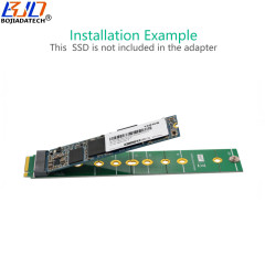 M.2 NGFF Key-B Slot to B Key SSD Adapter Protection Card Support 2230 2242 2260 2280 22110 SATA Solid State Drive