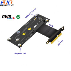 PCI Express PCI-E 3.0 4X to NGFF M.2 Key-M Slot NVME SSD Converter Adapter Card With High Speed Extension Cable