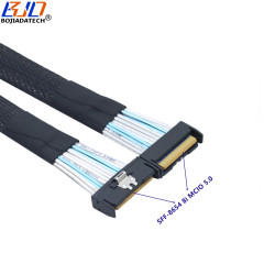 SFF-8654 8i MCIO PCIE 5.0 74Pin to SFF8654 Connector Data Extension Cable 0.5M 0.8M 1M For Server Storage/Data Center/NAS