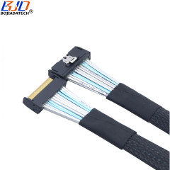 SFF-8654 8i MCIO PCIE 5.0 74Pin to SFF8654 Connector Data Extension Cable 0.5M 0.8M 1M For Server Storage/Data Center/NAS