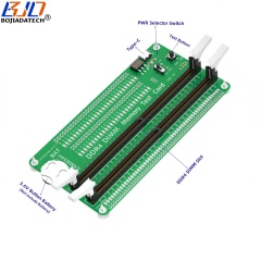 Desktop Computer DDR4 DIMM Memory Adapter Test Card With LED Indicators Long Latch