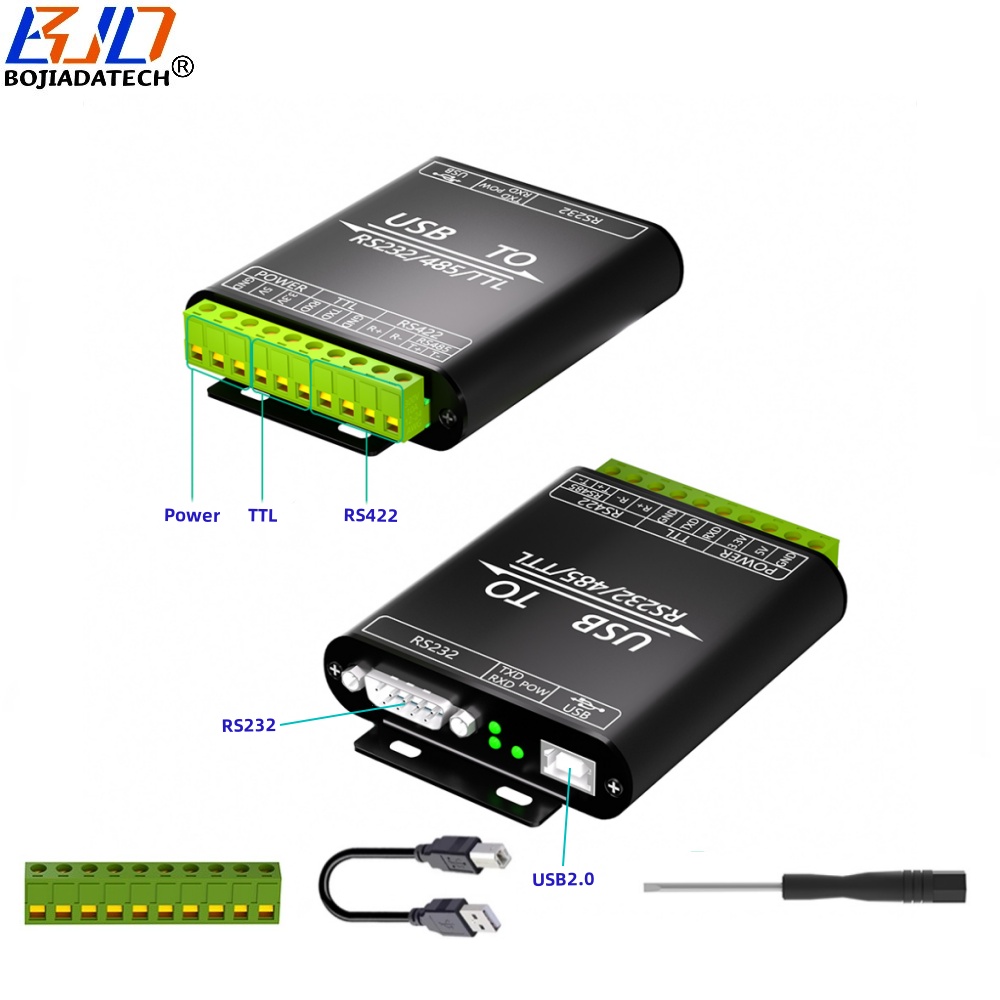 USB 2.0 Connector to RS232 RS485 RS422 TTL Converter Adapter Card ...