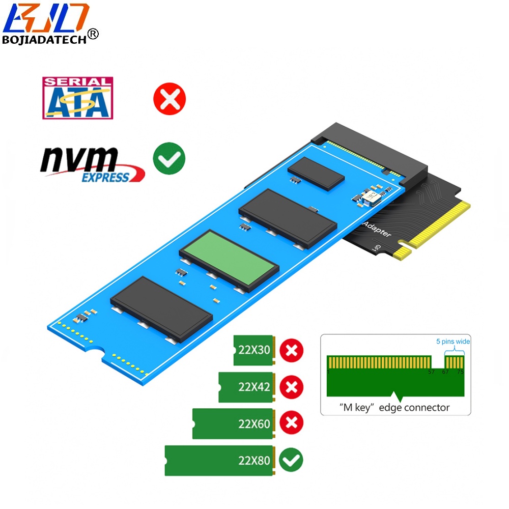 NGFF M.2 M-Key 2230 to 2280 Right Angle Extension M2 NVME SSD Converter Adapter Card For ROG Ally Gaming