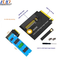 NGFF M.2 M-Key 2230 to 2280 Right Angle Extension M2 NVME SSD Converter Adapter Card For ROG Ally Gaming