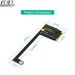 2230 to 2280 Right Angle NGFF M.2 M-Key NVME SSD Converter Adapter Card Expansion Board For Rog Ally Smart Handheld