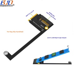 2230 to 2280 Right Angle NGFF M.2 M-Key NVME SSD Converter Adapter Card Expansion Board For Rog Ally Smart Handheld
