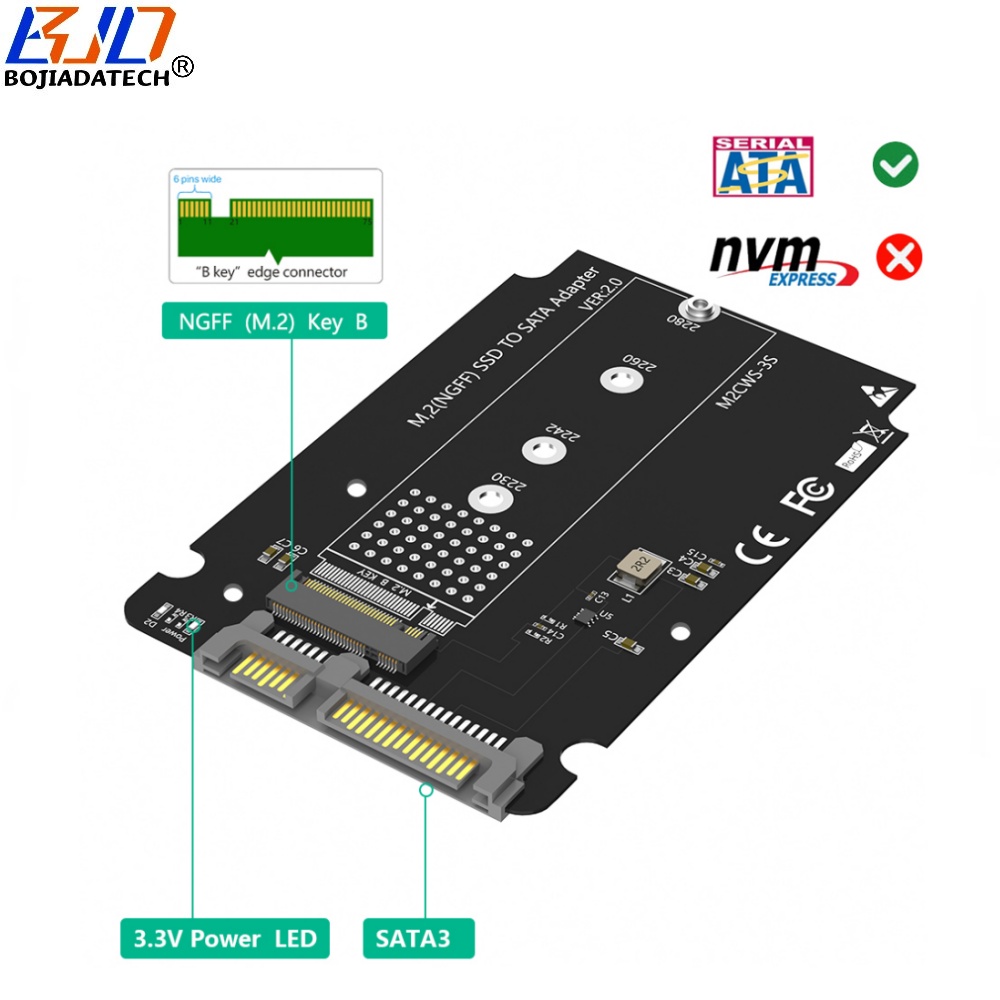 U.2 SFF-8639 U2 Connector to NGFF M.2 PCI-E NVME & SATA Converter Adapter SSD Enclosure Case Aluminum Shell