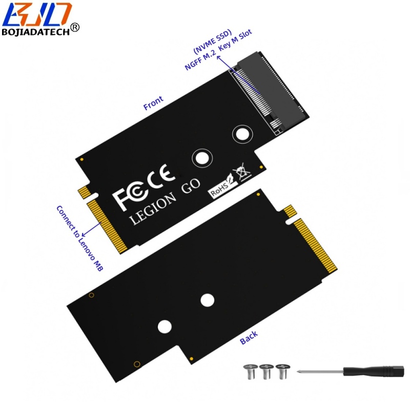 NGFF M.2 Key-M Key B+M PCI-E NVME SSD Converter Adapter Card For Lenovo Legion Go Handheld Conversion