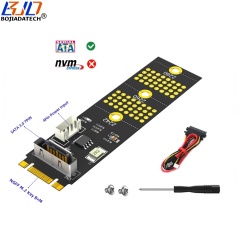 NGFF M.2 Key B+M Key-B Interface to SATA 3.0 7PIN Connector Adapter Riser Card With SATA Power Cable For 2.5&quot; Hard Disk HDD