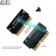 12+16Pin To NGFF M.2 M-key M2 PCI-E NVME AHCI SSD Adapter Card for Macbook 2013 2014 2015 2016 2017 A1465 A1466 A1398 A1502 A1419