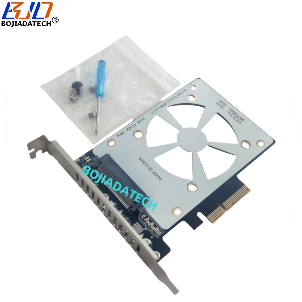PCIE 3.0 X4 PCI-E 4.0 4X to SFF-8639 U.2 Connector Adapter Expansion Card for U2 NVME SSD