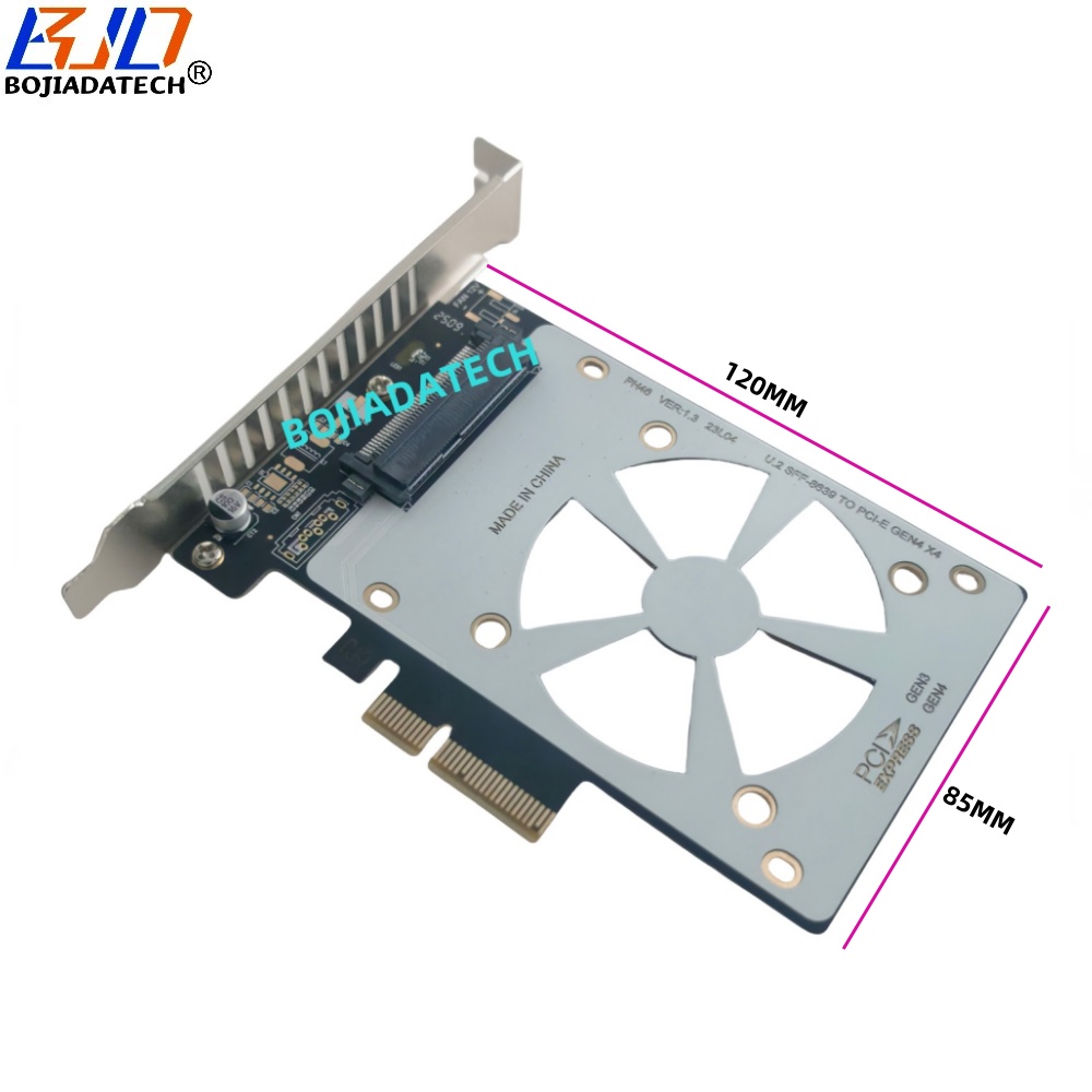 PCIE 3.0 X4 PCI-E 4.0 4X to SFF-8639 U.2 Connector Adapter Expansion Card for U2 NVME SSD
