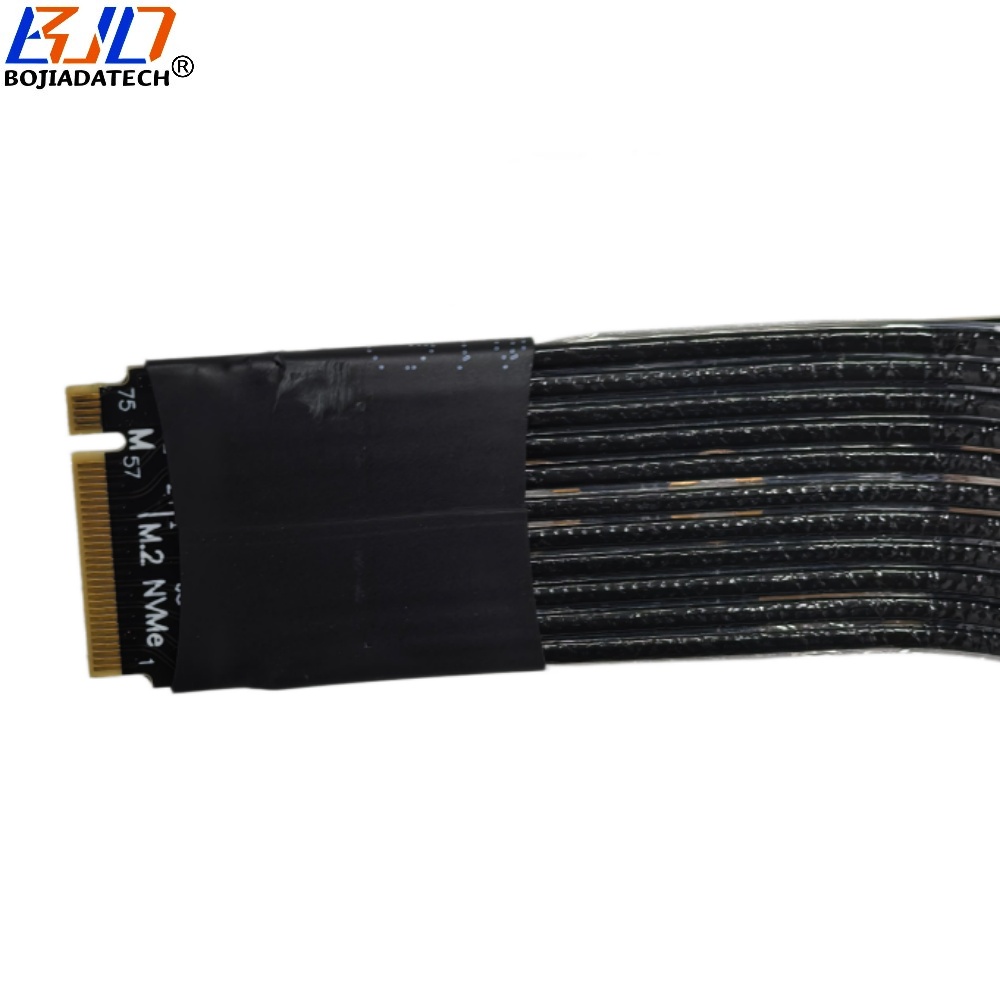 PCIe X8 PCI-E 5.0 8X Slot to NGFF M.2 NVME M-Key Riser Extension Cable 10CM 15CM 20CM 25CM 30CM 35CM 40CM 50CM